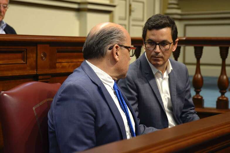 El teldense Pablo Rodríguez, presidente del grupo parlamentario regional de CC (Foto TA)