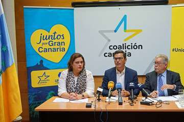 Rueda de prensa de CC-UxGC (Foto Acfi Press)