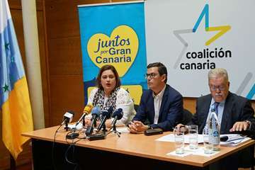 Rueda de prensa de CC-UxGC (Foto Acfi Press)