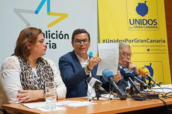 Rueda de prensa de CC-UxGC (Foto Acfi Press)