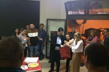 El PSOE de Telde homenajea en su brindis navideño a José Luis Pérez y Antonio Santana (Foto TA)