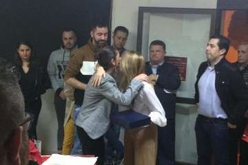 El PSOE de Telde homenajea en su brindis navideño a José Luis Pérez y Antonio Santana (Foto TA)