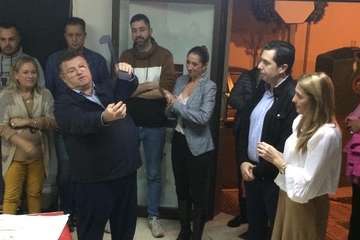 El PSOE de Telde homenajea en su brindis navideño a José Luis Pérez y Antonio Santana (Foto TA)