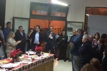 El PSOE de Telde homenajea en su brindis navideño a José Luis Pérez y Antonio Santana (Foto TA)