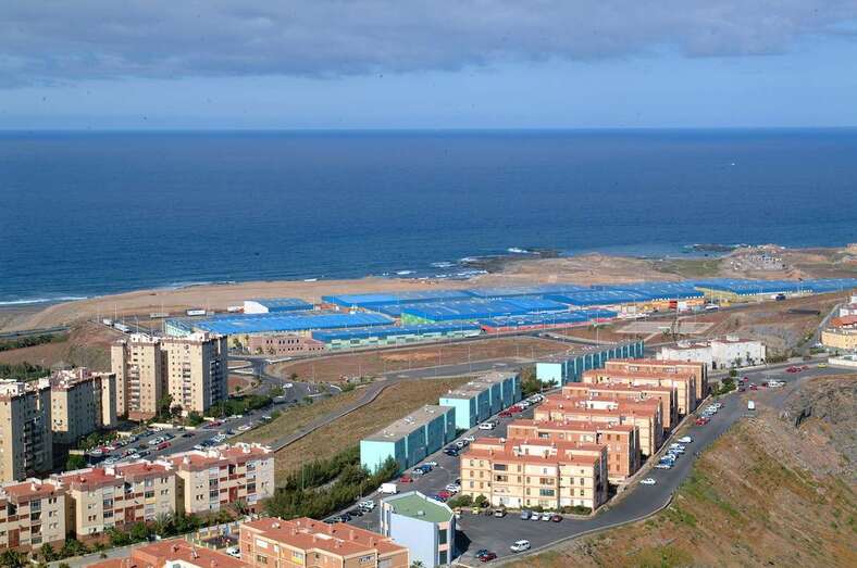Vista aérea del Valle de Jinámar (Foto TA)