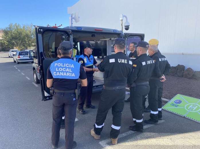 La Unidron dispone de un vehículo equipado para el pilotaje de los drones y la grabación de imágenes (Foto TA)