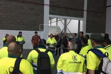 Santana Cazorla-Valoriza emprende la gestión de la recogida de residuos con absoluta normalidad (Foto TA)