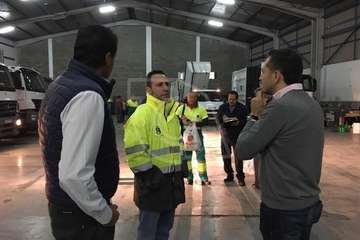 Santana Cazorla-Valoriza emprende la gestión de la recogida de residuos con absoluta normalidad (Foto TA)