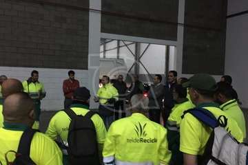 Santana Cazorla-Valoriza emprende la gestión de la recogida de residuos con absoluta normalidad (Foto TA)