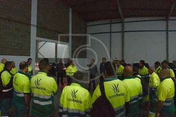 Santana Cazorla-Valoriza emprende la gestión de la recogida de residuos con absoluta normalidad (Foto TA)