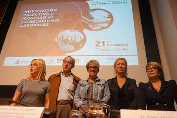 El Centro Cultural Cicca celebró este viernes la jornada Negociación colectiva e igualdad en las relaciones laborales (Foto Acfi Press y TA)