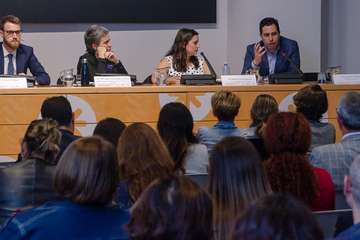 El Centro Cultural Cicca celebró este viernes la jornada Negociación colectiva e igualdad en las relaciones laborales (Foto Acfi Press y TA)