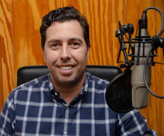 Alejandro Ramos estuvo este lunes en los estudios de Radio Faycán (Foto TA)