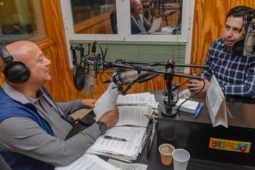 Alejandro Ramos estuvo este lunes en los estudios de Radio Faycán (Foto TA)