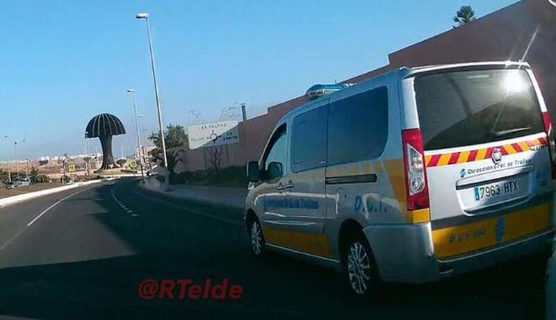 Vehículo policial con radar usado por el cuerpo de seguridad municipal (Foto TA)