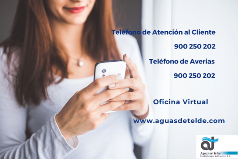 Servicios no presenciales de Aguas de Telde (Foto TA)