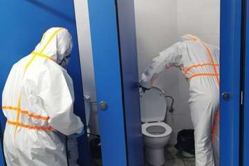  Dos empresas intensifican los tratamientos biocidas en las zonas más sensibles de Telde (Foto TA)