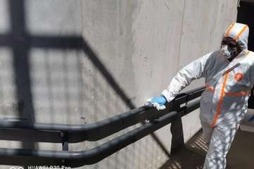  Dos empresas intensifican los tratamientos biocidas en las zonas más sensibles de Telde (Foto TA)