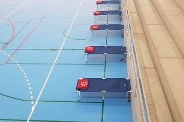 Telde habilita un albergue provisional en el Pabellón de Jinámar para los sintecho (Foto TA)