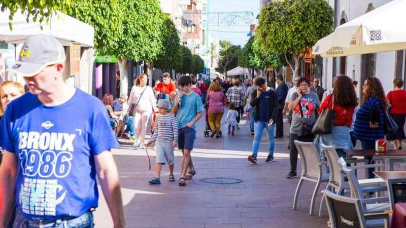 Imagen de archivo de la Avenida de la Constitución (Foto Canarias7 / Borja Suárez)