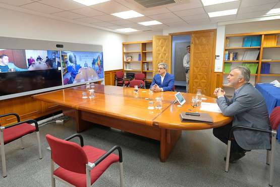 Telde reclama más recursos sanitarios y económicos en la mesa del G4 (Foto Acfi Press y TA)