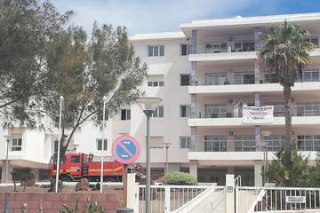  La UME desinfecta la Residencia de Taliarte y el personal sanitario agradece su lucha contra el coronavirus 8Foto Acfi Press)