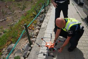 Unidad de Drones de la Policía Local  (Foto Acfi Press)