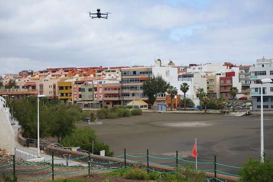 Unidad de Drones de la Policía Local  (Foto Acfi Press)