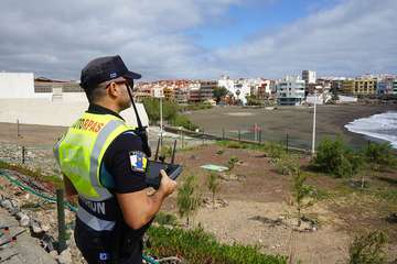 Unidad de Drones de la Policía Local  (Foto Acfi Press)