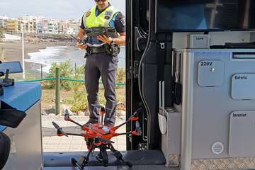 Unidad de Drones de la Policía Local  (Foto Acfi Press)
