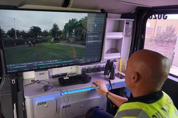 Unidad de Drones de la Policía Local  (Foto Acfi Press)