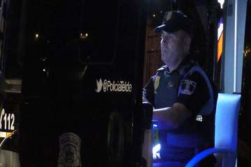 Los drones de la Policía Local controlan de noche el confinamiento con una cámara térmica (Foto Acfi Press)