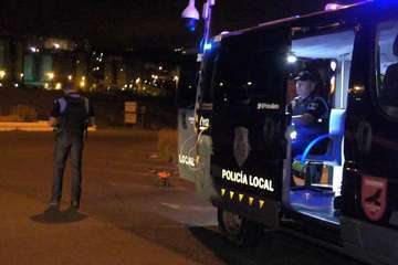 Los drones de la Policía Local controlan de noche el confinamiento con una cámara térmica (Foto Acfi Press)