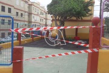 Parques desinfecta y pone a punto los recintos verdes de Telde de cara a su reapertura parcial (Foto TA)