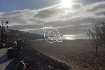 Playas y avenidas costeros de Telde, este sábado por la mañana (Foto TA)