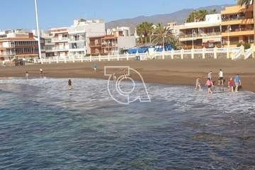 Playas y avenidas costeros de Telde, este sábado por la mañana (Foto TA)