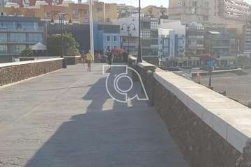 Playas y avenidas costeros de Telde, este sábado por la mañana (Foto TA)