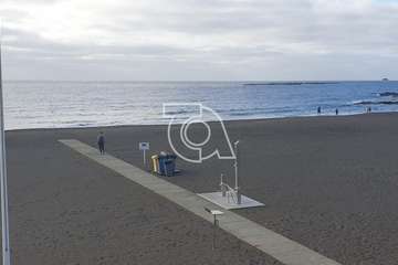 Playas y avenidas costeros de Telde, este sábado por la mañana (Foto TA)