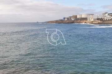 Playas y avenidas costeros de Telde, este sábado por la mañana (Foto TA)