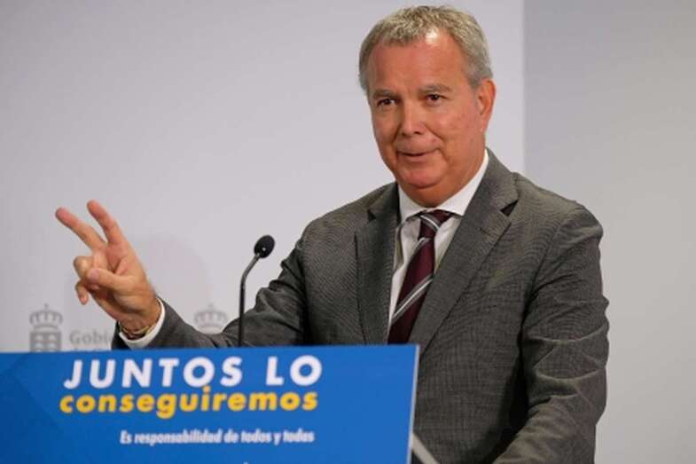 Sebastián Franquis, consejero de Obras Públicas, Transportes y Vivienda del Ejecutivo regional (Foto TA)