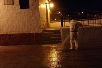 Telde intensifica las labores de desinfección y limpieza en barrios del municipio (Foto TA)