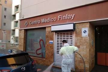 Telde intensifica las labores de desinfección y limpieza en barrios del municipio (Foto TA)