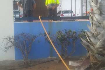 Telde intensifica las labores de desinfección y limpieza en barrios del municipio (Foto TA)