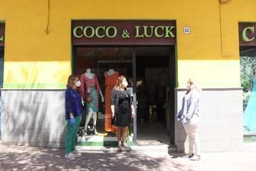 El PP palpa el sentir del comercio de Telde en los primeros días de reapertura (Foto TA)