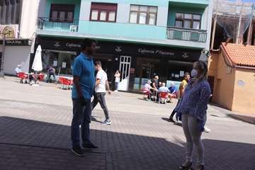El PP palpa el sentir del comercio de Telde en los primeros días de reapertura (Foto TA)