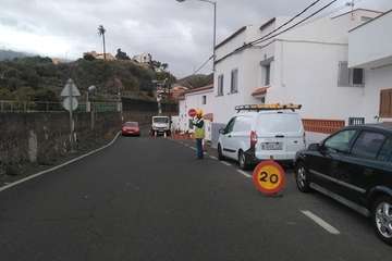 Alumbrado mejora la iluminación callejera del Valle de los Nueve (Foto TA)
