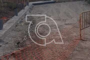 Las obras de mejora del camino de Rosiana, un mes paralizadas (Foto TA)