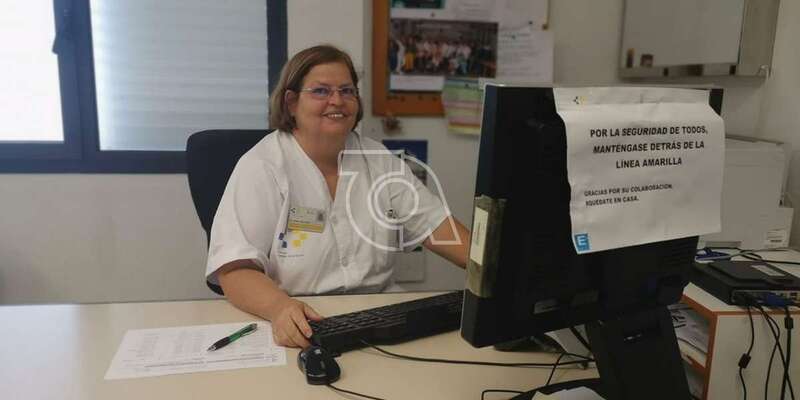 La doctora Dulce Suárez Casañas, en el momento de su intervención en el Pleno telemático de este jueves (Foto TA)