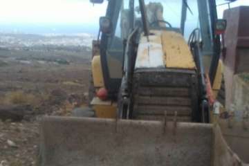 El Cabildo reinicia los trabajos de mejora del camino de Rosiana (Foto TA)