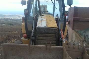 El Cabildo reinicia los trabajos de mejora del camino de Rosiana (Foto TA)